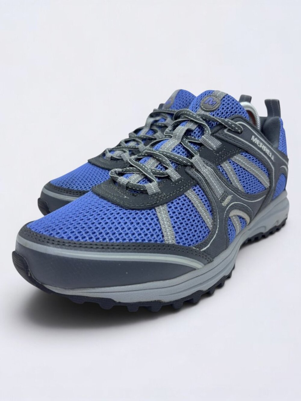 Merrell Trail Hace Hiking Shoes Women's Size 10 Granite Gray Blue Low Top